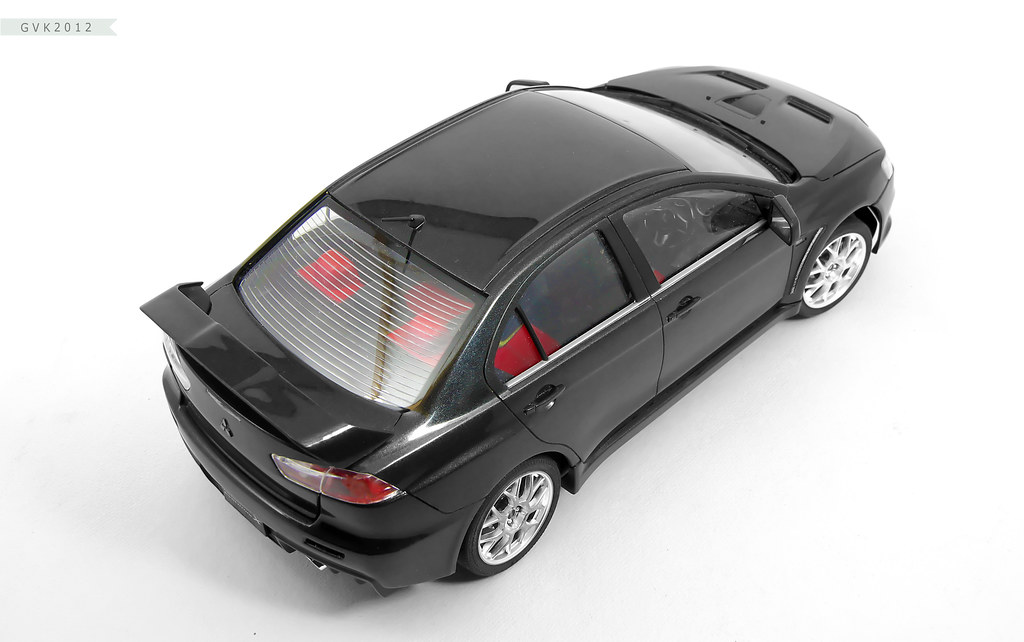 1/24 Aoshima Mitsubishi Lancer Evolution X (Phantom Black Pearl) 6888564846_cee3ecc9d9_b