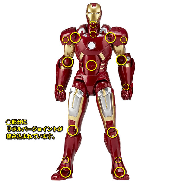 Kaiyodo : Revoltech Iron Man Mark VII 8226761522_ce0a869855_z