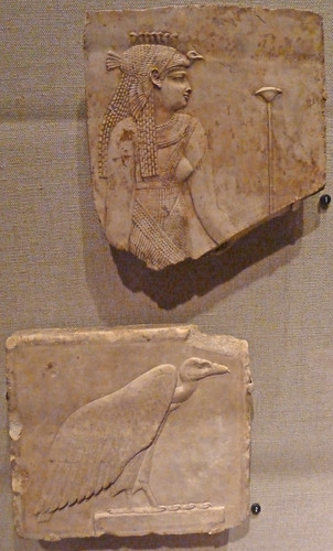 Walters 2012 - Egypt - Ptolemaic - bce 4c late - Vulture and Queen Vulture Headdress