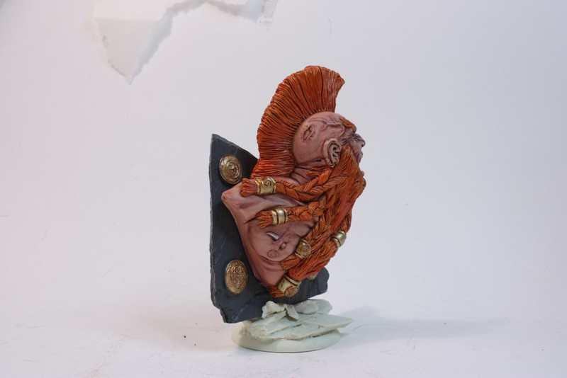 Troll Slayer Dwarf Bust - Scibor Miniatures 8162345584_297c219df4_c