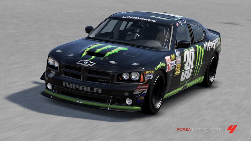 NASCAR Nationwide #30 MONSTER ENERGY 2011 - Ricky Carmichael réplica Forza 4