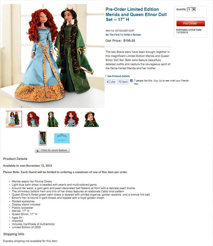  - Disney Store Limited Edition (depuis 2009) - Page 26 8022499480_6707945ee0_c