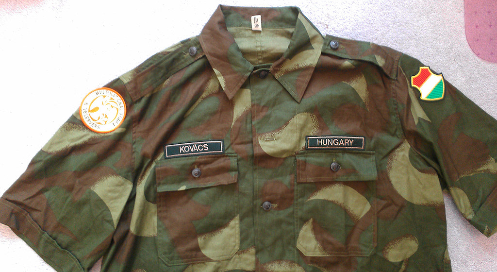 Hungarian "'Hurrikán" pattern peacekeepers short sleeve shirt 8668818324_5698da3a64_b