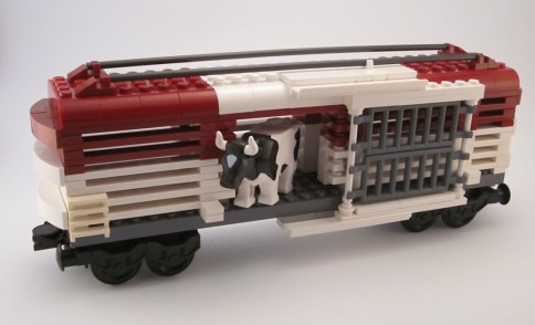 MOC (and Cuusoo project): Train Cattle Car / Stock Car 8137822912_40b71af30f