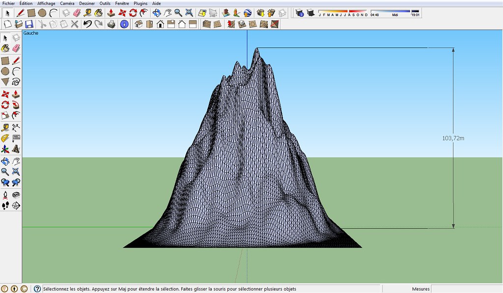 Modélisation montagne 1