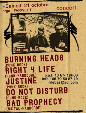 [Clisson] Burnings Heads, Justine, Right 4 life + invits Fly_clissolidaire_soiree_fwr