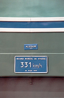 CC7121 (Record du Monde 243 km/h). 1127