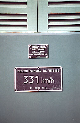 CC7121 (Record du Monde 243 km/h). 1128
