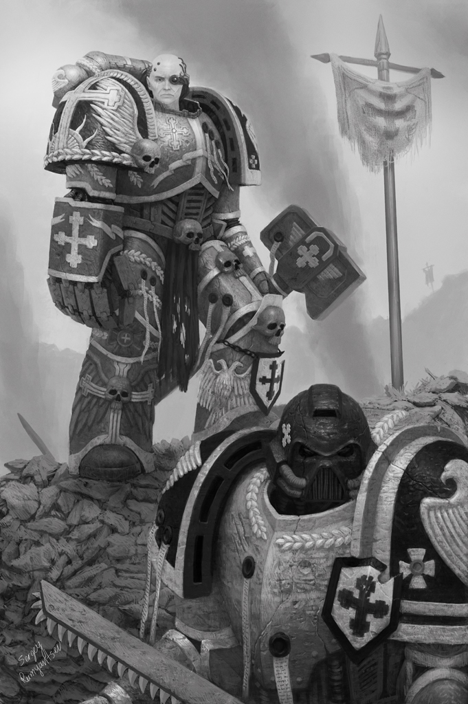 [W40K] Collection d'images : Space Marines - Page 3 Iron_Knights_by_kabarsa