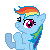 Hé salut les gens! - Page 2 Clapping_pony_icon___rainbow_dash_by_taritoons-d5pkzrg