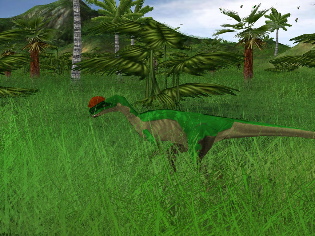 Jurassic Park Hunter Mod for JPOG Dilophosaurus_by_keegz97-d7s7pvb