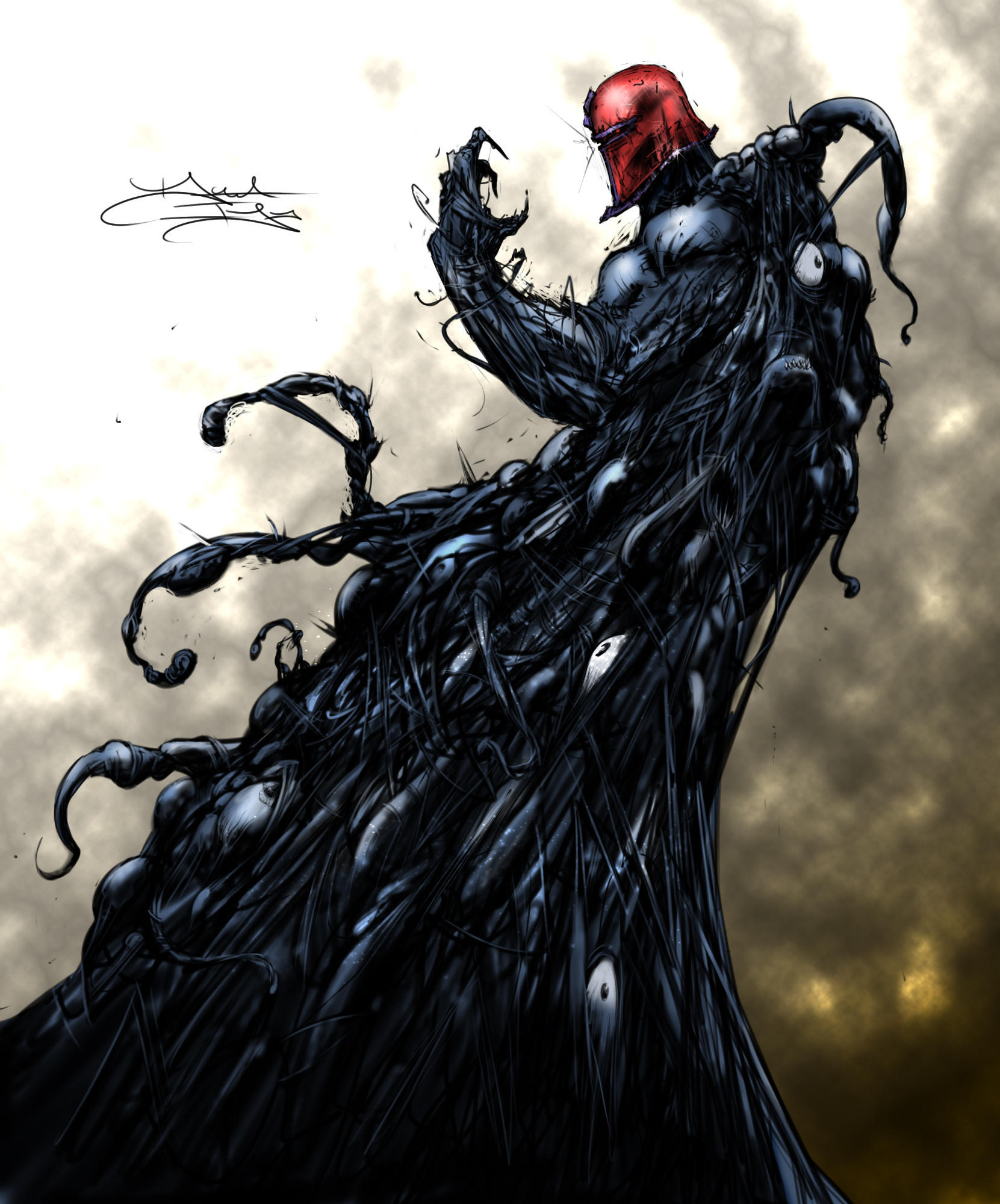 Part 14 / 9 Venom_Magneto_by_DaveIgo__by_dekeart