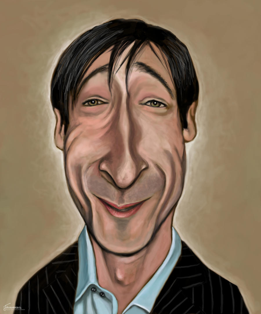... caricaturas ...quién soy ... Adrian_Brody_caricature_by_fillengroovy