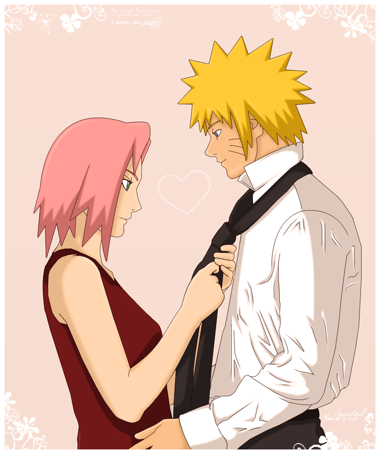 Naruto y Sakura de adultos. Narusaku_by_Kelion123