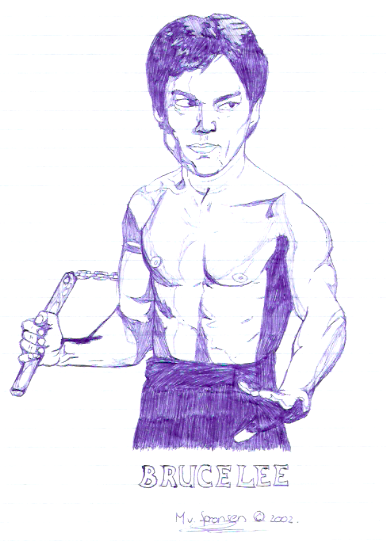 [ClyDeft] Traditional Drawn Art Bruce_lee_by_dachivale