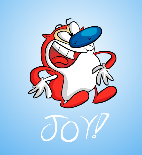 Week #9 cartoon characters (non disney/non WB) Stimpy_by_Faawx