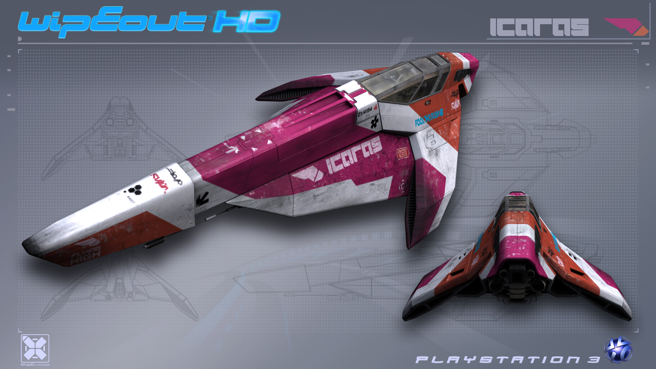 [LEGO] Moc Icaras version LEGO ( wipeout HD sur ps3). Icaras___WipEout_HD___PS3_by_nocomplys