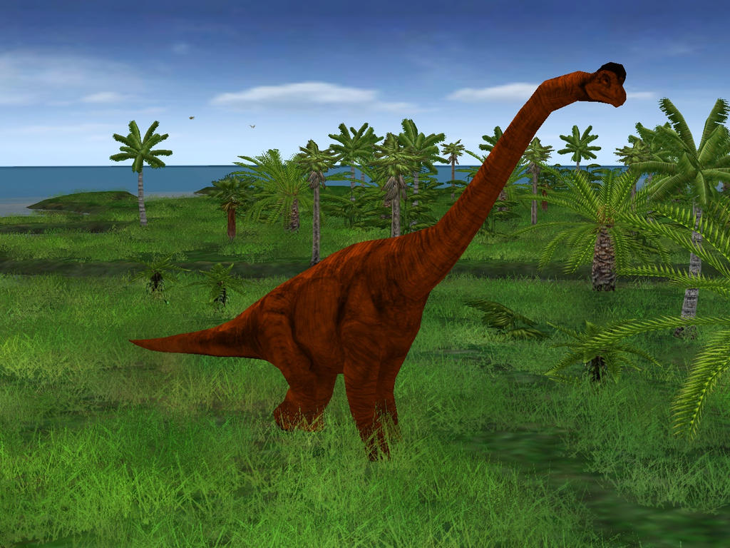 Jurassic Park Hunter Mod for JPOG Brachiosaurus_by_keegz97-d7s7psu