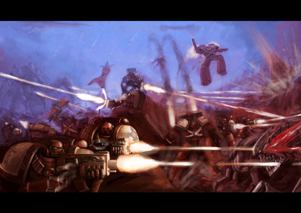 [W40K] Collections d'images diverses - Volume 2 THE_EMPEROR_IS_WITH_US_by_Lutherniel