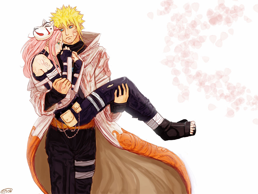 Naruto y Sakura de adultos. To_Safety____by_MuseSilver