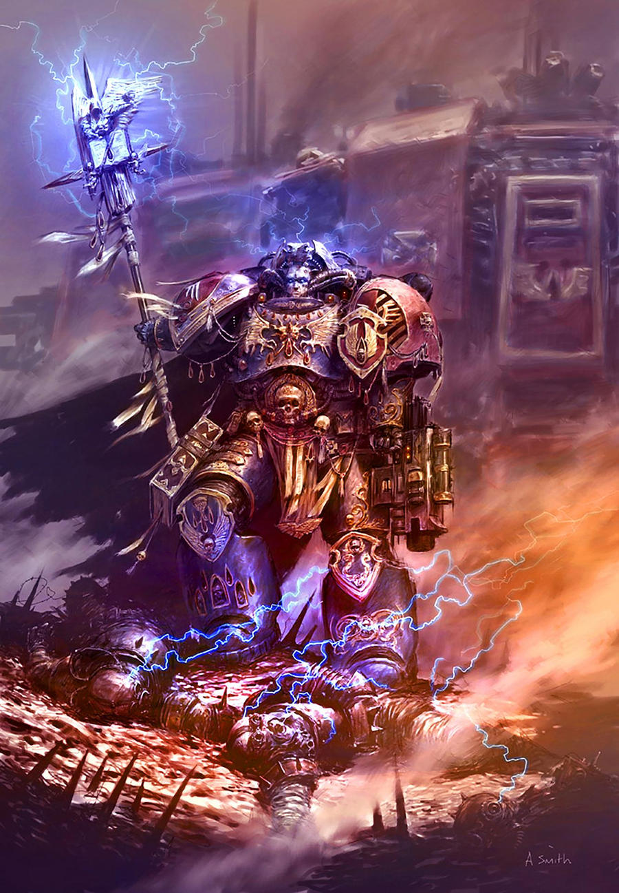 [W40K] Collection d'images : Space Marines Librarian_Colored_by_MajesticChicken