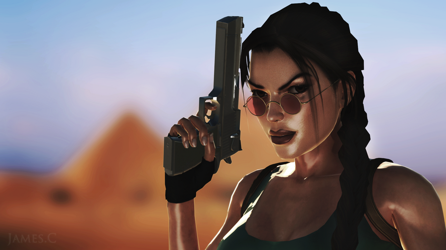 Pack Lara Croft + Voces , menu , OST y extras x todas las ada Lara_croft_by_jamescroft-d4yps6u