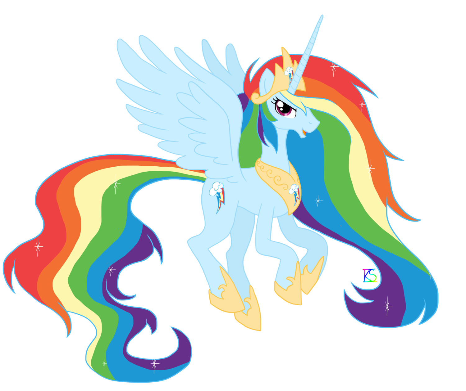 Aqui hay Fans de My little Pony? Princess_rainbow_dash_by_glamourkat-d3al5sd