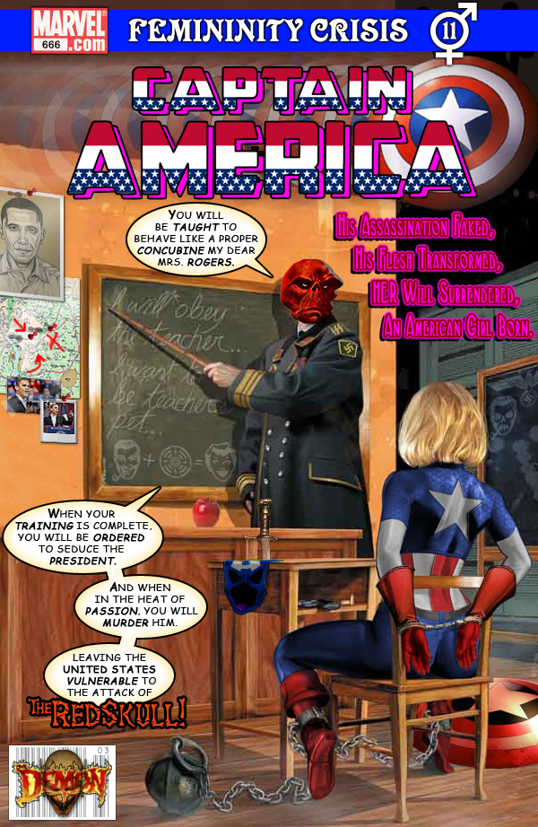 Cómics raros y/o dificiles de encontrar - Página 6 Captain_America___FC_11_by_The_Demon_Etrigan