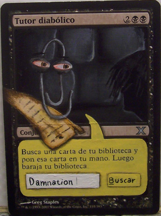 MTG Cards - Altered Art - Page 5 Diabolic_tutor_by_nicolarre-d3f9j0b