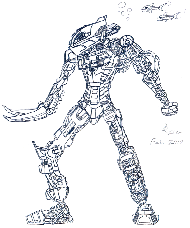 STUFF - Page 2 Bionicle_Matoro_Mahri_Lineart_by_Reier