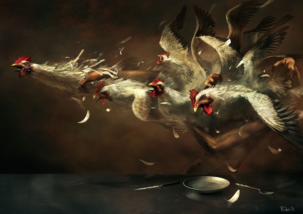 101 Weird and Creative Examples of Surreal Artworks 2 Their_feelings_03_by_Ryohei_Hase