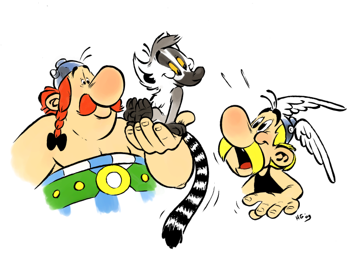 Pastiches, detournements, plagia de vos personnages préférés ! - Page 8 Joyeux_anniversaire_Asterix_by_Henrieke