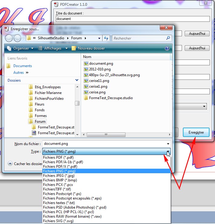 passage de fichier studio dans inkscape PDFCreator_enregistrerSous