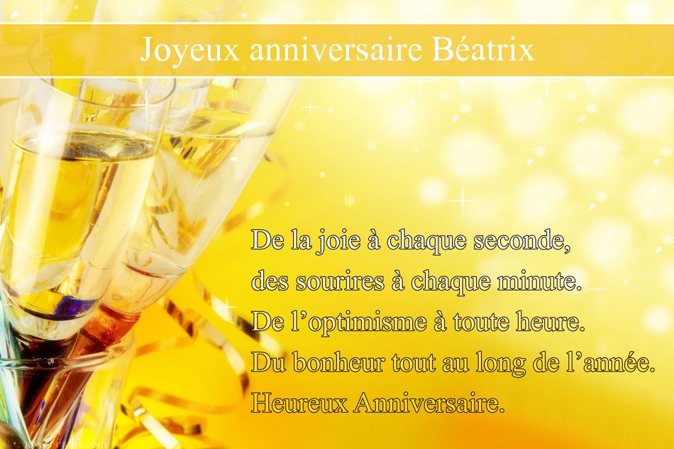 Bon Anniversaire - Page 3 Beatrix