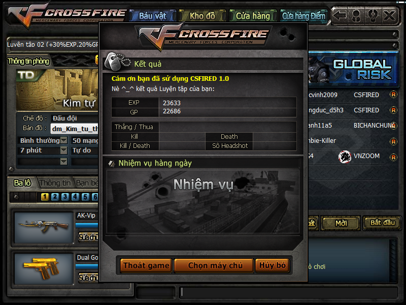 Download CF Offline 2013 Full mới nhất - Game CSFIRED 1.0 Cf-offline-3