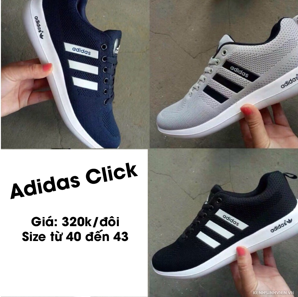 Thời trang nam: Chuyên giày thể thao nam adidas, nike của nam giá tốt nhất thị trường Adidas-click