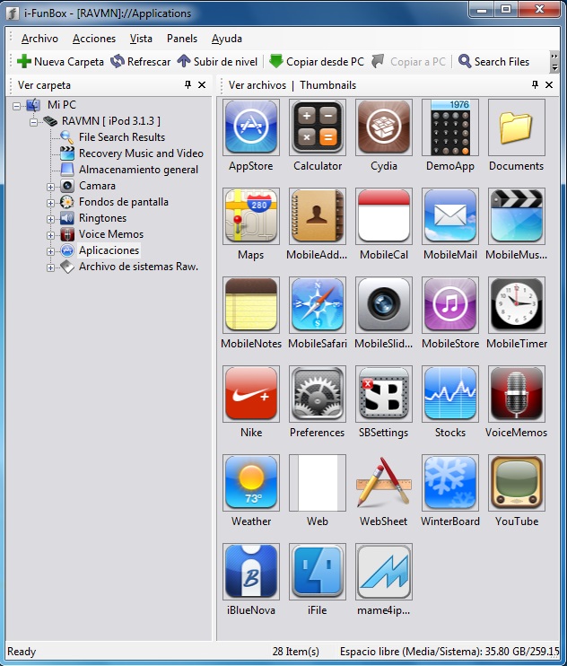 Download Ifunbox Full mới nhất cho iPhone iPad Window MAC Ifunbox