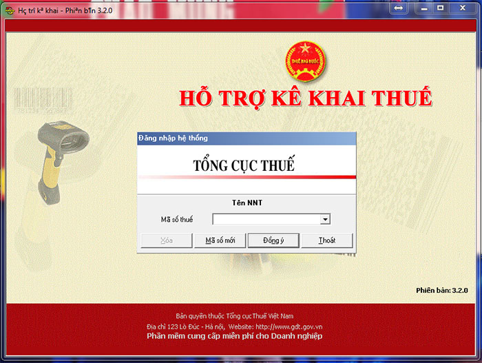 Download HTKK 2014 mới nhất 3.2.3 - Phần mềm hỗ trợ kê khai thuế qua mạng Htkk-2014