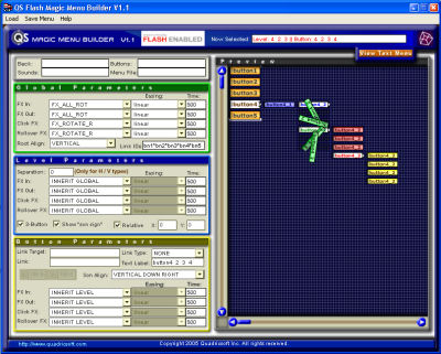 برنامج CoffeeCup Flash Menu Builder 3.4  لتصميم ازرار متحركة Qs-flash-magic-menu-builder_7157