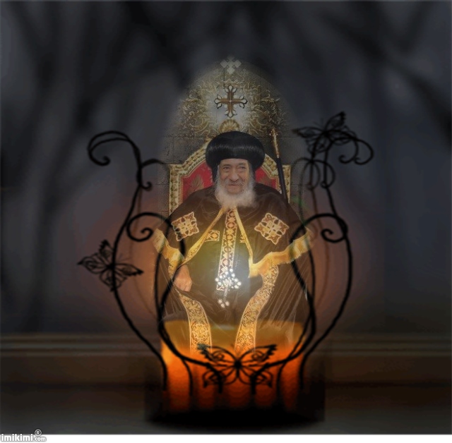 صور قداسة البابا شنودة الثالث بعنوان  شموع قداسة البابا شنودة من تصميماتى bant el mase7  1170208375