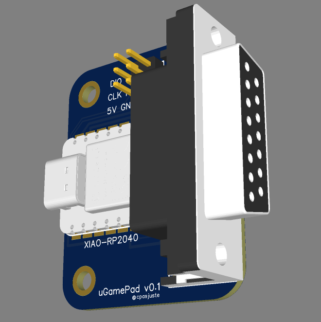 [WIP] neo geo mini PAD to DB15 - Page 3 UGamePad-v0.1-2