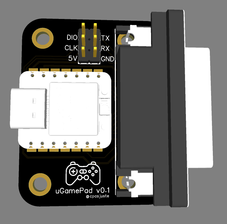 [WIP] neo geo mini PAD to DB15 - Page 3 UGamePad-v0.1-4