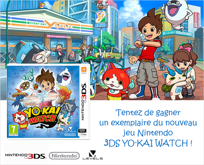 5 jeux jeu New Nintendo 3DS "YO-KAI WATCH" Accueil2