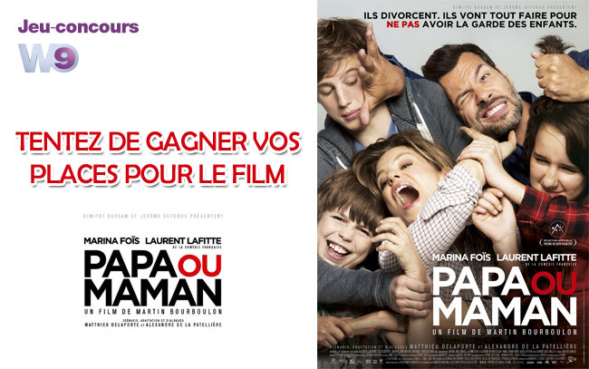  5 lots de 2 places de cinéma pour le film "Papa ou Maman" 650x40714