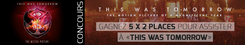 Gagnez 5x2 places pour assister à La première mondiale de ‘This Was Tomorrow Le Soir - 23l11 M034375_Banner_810_Tomorrow