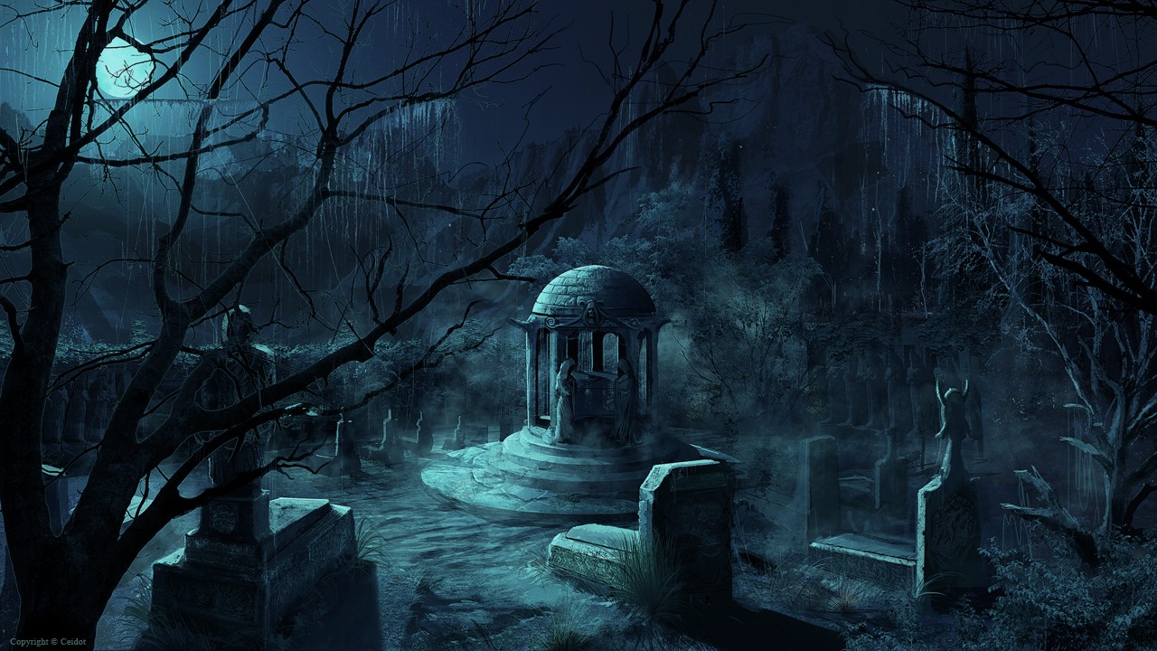 Bochi horyū-chū no shi ( 墓地 , 保留中の死 - HŘBITOV )  The_cemetery_by_tamerr-d35nitz