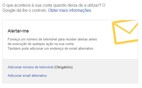 Google Contas Inativas