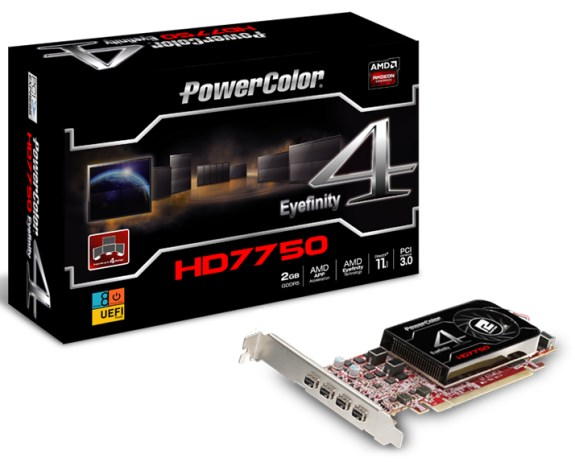 PowerColor HD7750 Eyefinity 4 LP Edition
