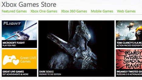 Xbox games store