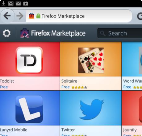 Firefox marketplace